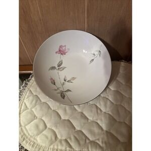 Style House China Dawn Rose Vintage 9.5" Vegetable Serving Bowl Pink Rose